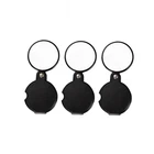 3PCS10X Small Pocket Glass Premium Folding Mini Magnifying Black New. Price: $18.99.