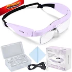 Yoctosun Magnifying With Light, 0.75X-4.0X Glasses, Purple New. Price: $36.78.