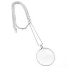 5X Magnifying Pendant Necklace Monocle Reading Glasses Chain New. Price: $13.99.