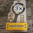Vistalite 3X Handheld Magnifying Glass W/ Led Light 80 Lumens 4IN Lens Black New. Price: $17.95.