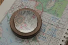 Magnabrite Dome Magnifier -3.5 Inch, 4X With Oak/walnut/mahogany Wood Base New. Price: $69.99.