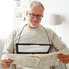 3X Hands-free A4 Full Page Magnifiers Large Led Magnifying Glass With Black New. Price: $19.88.