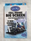 John Boy 12" Cell Phone Big Screen Easily Magnifies Your Mobile Device Open. Price: $14.99.