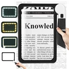 Arsir 7.3 * 4.4 Page 5X Magnifying Glass For Reading, Large Folding Lighted M... New. Price: $34.93.