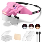 Guoubuo Magnifying With Light, 1X-4X Glasses, Rechargeable M... New. Price: $35.63.