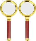 Rongon 2PACK Magnifying Glass 10X - Antique Handheld Magnifier For Seniors, 6 New. Price: $17.35.