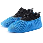 Blue Disposable Shoe Covers Splash-proof Elastic Ankles 100 Count 16 X 6.5 In New. Price: $17.67.