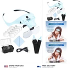 Yoctosun Magnifying Glasses With Light For Close Work, Head Magnifier 4 ... New. Price: $34.58.