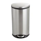 Safco 9902SS Ellipse Step-on Receptacle 7.5 Gal Steel New. Price: $201.78.