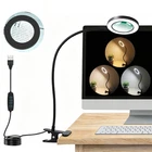 Yeegras Magnifying Glasses With Light 10X Clip On Desk Lamp Magnifier New. Price: $23.06.
