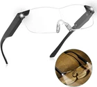 Rechargeable Led Lighted Magnifying Glass - Strength, Hands 200%, Black New. Price: $27.00.