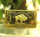 1 Oz One Troy Ounce Usa American Buffalo Bullion Bar Gift Unique Metals. Price: $15.90.