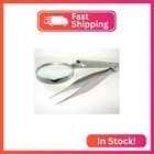 Hts MT-038-L Large Fold-out Tweezers With 3.5X Magnifier New. Price: $10.04.