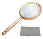 Hoplex Handheld Magnifying Glasses 5X Reading Magnifier With Gold New. Price: $24.79.