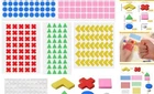 Molain 250 Pcs Bump Dots For Visually Impaired, Low Vision Aids Assorted New. Price: $17.67.