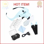 Yoctosun Magnifying Glasses With Light For Close Work, Head Magnifier 4 Led New. Price: $27.40.