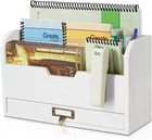 3 Tier Wooden Desk Organizer - Country Rustic Mail Countertop Compartm New. Price: $52.99.