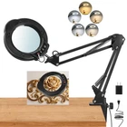 12X Magnifying Glass With Light Stand, Upgrade Real Lamp... New. Price: $30.77.