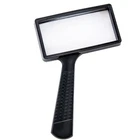 Large Rectangular Handheld Magnifying Glass 5X Magnification 4X2INCHES Clear New. Price: $13.17.