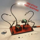 Newacalox Magnetic Helping Hands Soldering Station 3X Magnifier Led Lamp Pcb Hol. Price: $89.99.
