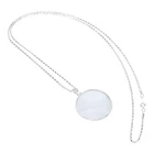 Magnifying Glass, 5X Necklace Monocle Portable Pendant For Silver New. Price: $18.01.