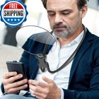 Cinsea Hands Magnifying For Reading - 5X Neck Wear Glasses New. Price: $34.23.