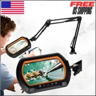 Square Magnifying Glass W/ Light & Clamp Hands-free Stand Desk Yellow 12X New. Price: $64.53.