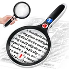 Large Magnifying Glass With LIGHTS,10X 25X 45X 60X Handheld Lighted Magnifier... New. Price: $29.48.