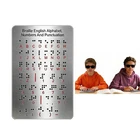 Braille Alphabet Board With Raised Dots Letters & Numbers Low Vision Black New. Price: $10.99.