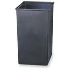 Safco 9669 36 Gal Square Indoor Can, Black, Plastic, 17 New. Price: $140.99.