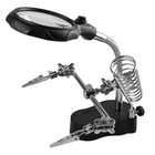 Vludiss Helping Hands Magnifying Glass Soldering Station Led Lighted 3.5X 12X New. Price: $24.43.