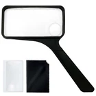Magdepo 3X/5X Rectangular Large Handheld Magnifying Glass Bifocal Magnifier A... New. Price: $19.67.