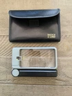 Bausch & Lomb 2X Folding Lighted Handheld Magnifier W/acrylic Lens, 4" New. Price: $30.00.