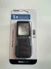 Carson Minibrite 5X Pocket Magnifier With Built-in Led Light And Sliding Case New. Price: $5.59.