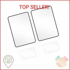 Tiesome 4PCS Page Magnifying Sheet For Reading, 3X 5X Lightweight Full New. Price: $9.28.