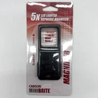 Carson Minibrite 5X Pocket Magnifier Built-in Led Light & Sliding Case Stamp New. Price: $8.95.