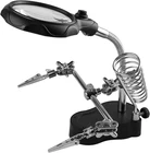 Vludiss Helping Hands Magnifying Glass Soldering Station, Led Lighted 3.5X 12X New. Price: $18.92.