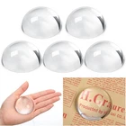 6 Pcs Crystal Dome Magnifier Paperweights Glass Reading Magnifying New. Price: $23.64.