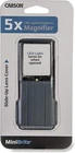 Carson Minibrite 5X Pocket Magnifier With Built-in Led Light And Sliding Case New. Price: $12.99.