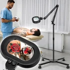 2,200 Lumens, 30X/12X Large Magnifying Glass With Light, Floor Lamp 3-AXIS New. Price: $184.59.