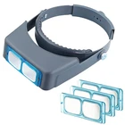 Headband Magnifier Double Lens Head-mounted Reading Loupe Jewelry Viso New. Price: $42.78.