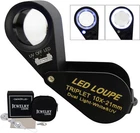 10X Magnifier Jewelry Loupe Led Uv 21MM Triplet Lens Magnification Power New. Price: $28.88.