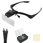 Headhand Magnifier Glasses With 2 Led Professional Jeweler's Loupe Light Brac... New. Price: $23.72.