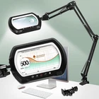 30X 12X Ultra Long 3-SECTION Swing Arm Lighted Magnifying Glass, 5.3 * 3.2" Rec New. Price: $69.72.