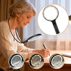 Hands Free Magnifying Glass With Light For Close Work, Neck Wear Magnifier Fo... New. Price: $33.72.
