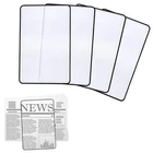 4 Pcs Page Magnifying SHEET-3X Lightweight Flat Optical Plastic Fresnel Lens,... New. Price: $31.33.