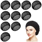 10 Pcs Hair For Sleep Night Curly Nets (black) Caps Colorful El New. Price: $11.19.