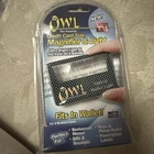 As Seen On Tv Owl Credit Card Size Light & Magnifier Fits In Wallet! Bright New. Price: $18.00.