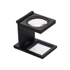 Rongon Pocket Magnifying Glasses Three-folding Magnifier 10X 28MM Zinc Black New. Price: $18.99.