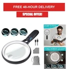 Gaborish Large Magnifying Glass With 37 Led Light, 10X 20X 45X New. Price: $47.99.